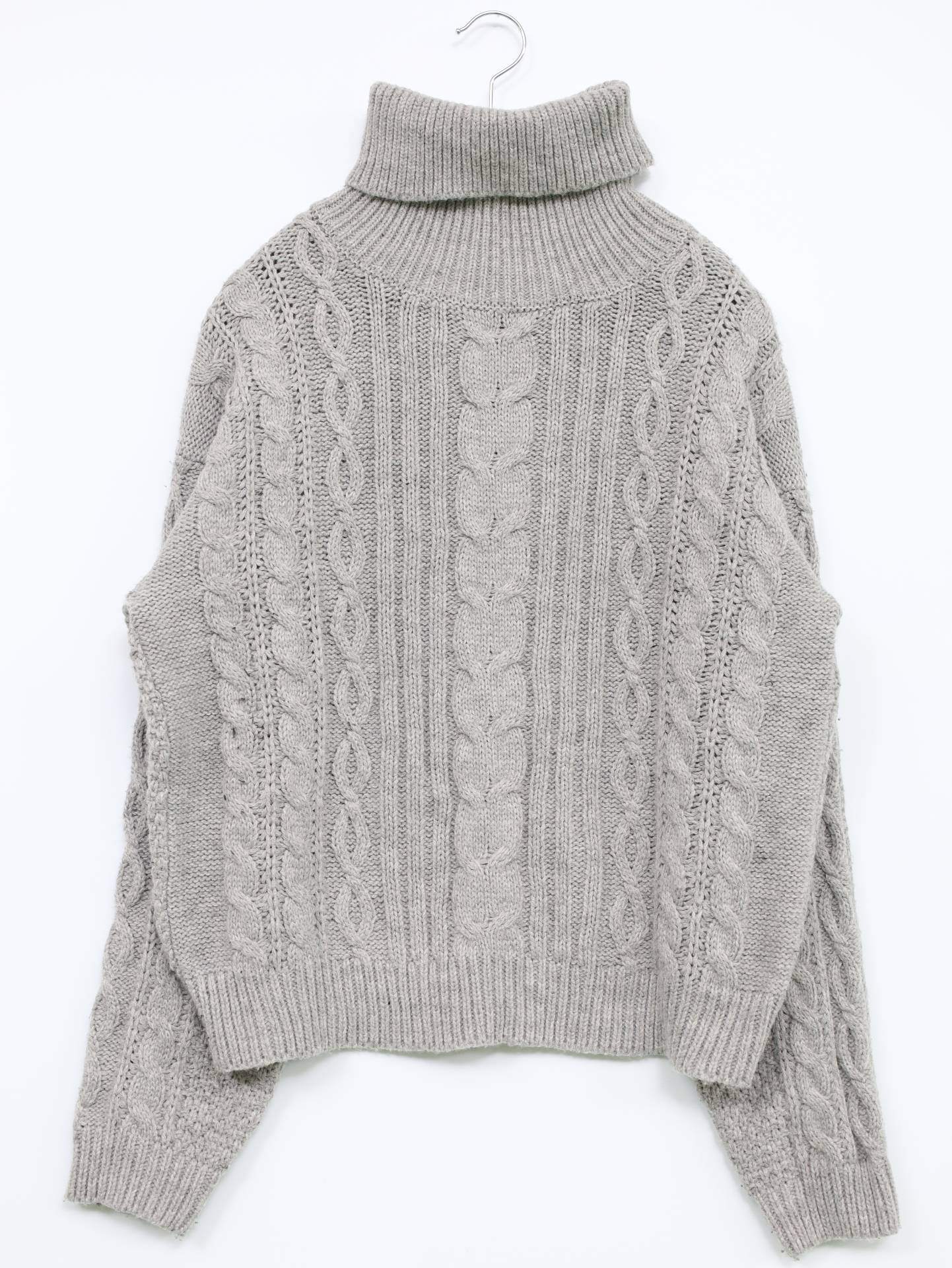 ニット/セーター/トップス/グレー/F