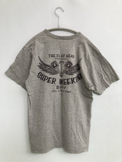 The Flat Head/フラットヘッド/Tシャツ/カットソー/トップス/グレー/38