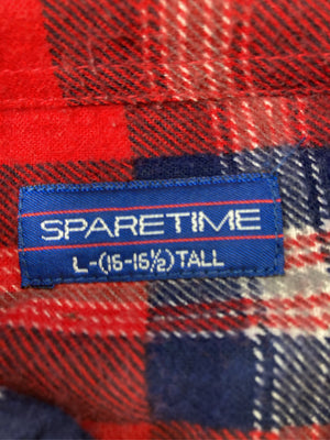 SPARETIME/シャツ/ブラウス/トップス/レッド/L