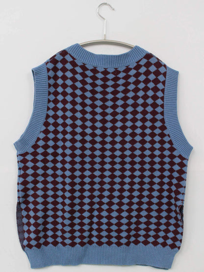 SIMPLICITE/サンプリシテ/ベスト/トップス/ブルー