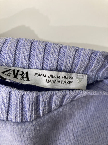 ZARA/ザラ/ニット/セーター/トップス/パープル/M