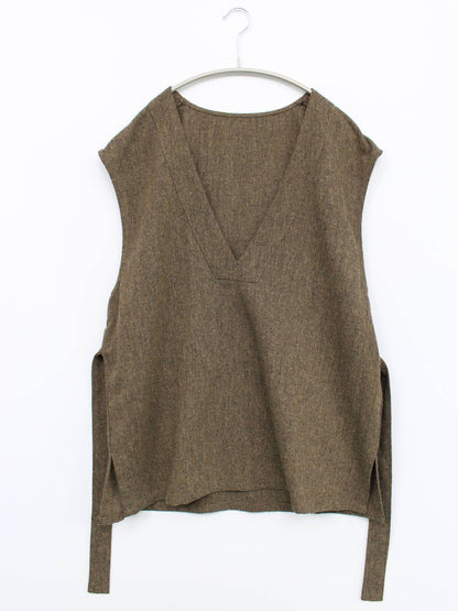 AmbreNeige/アンブルネージュ/ベスト/トップス/ブラウン/F