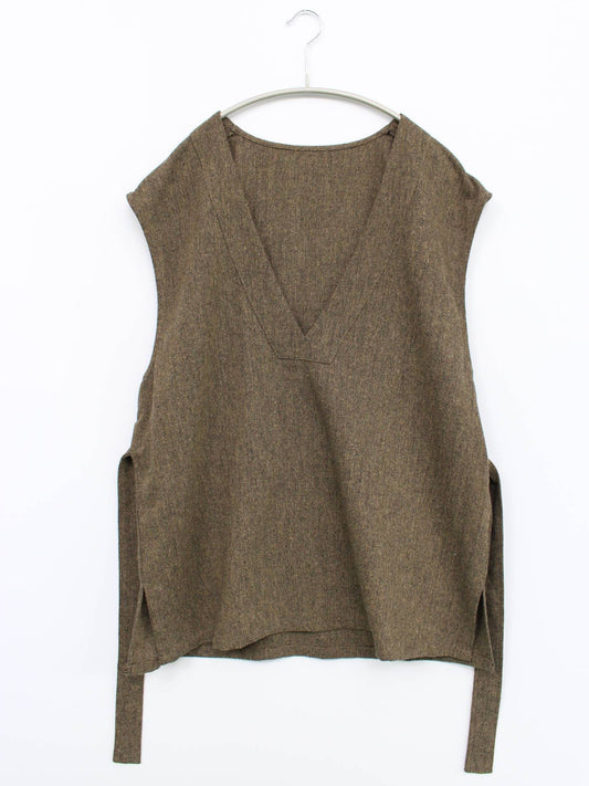 AmbreNeige/アンブルネージュ/ベスト/トップス/ブラウン/F