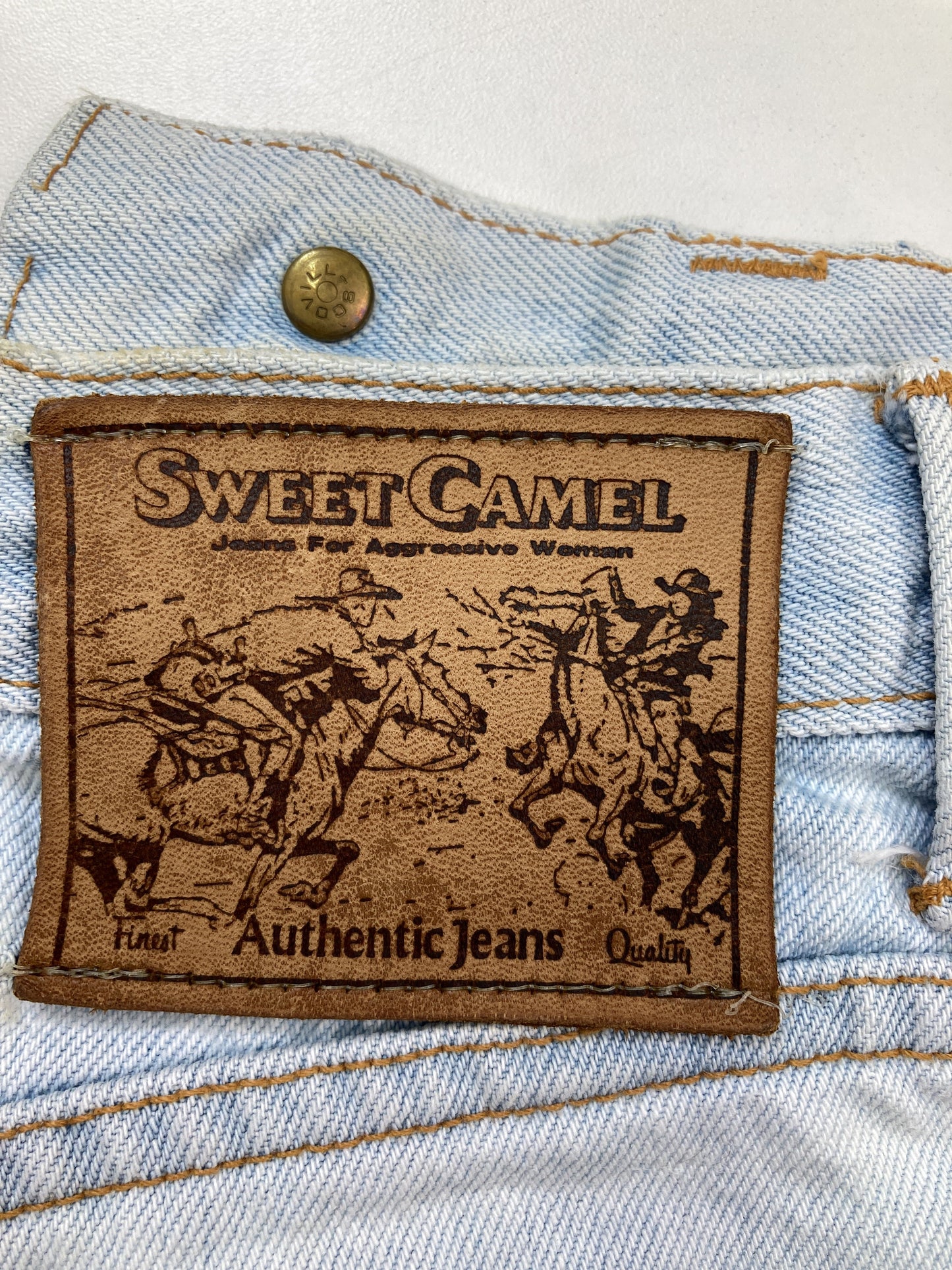 SweetCamel/デニムパンツ/パンツ/スカイブルー/ウエスト58　　ヒップ86