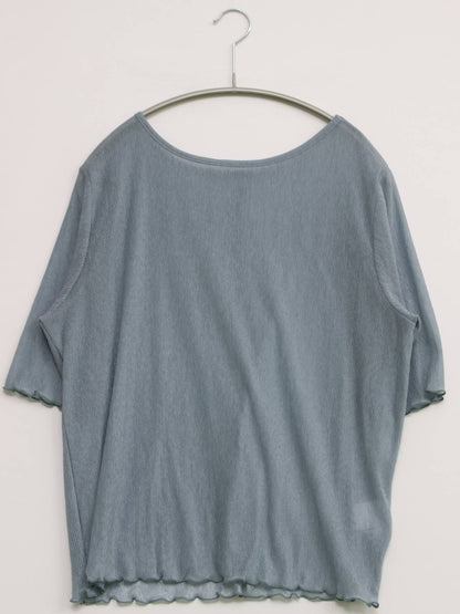Tシャツ/カットソー/トップス/スカイブルー/M
