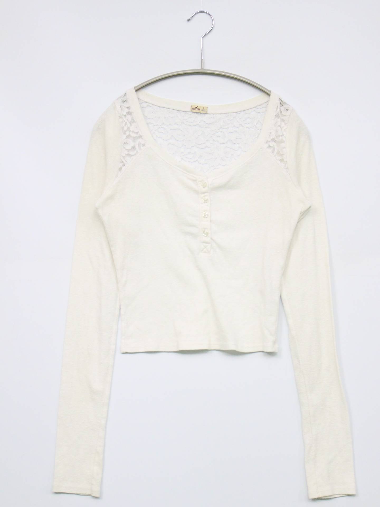 HOLLISTER/ホリスター/Tシャツ/カットソー/トップス/ホワイト/S