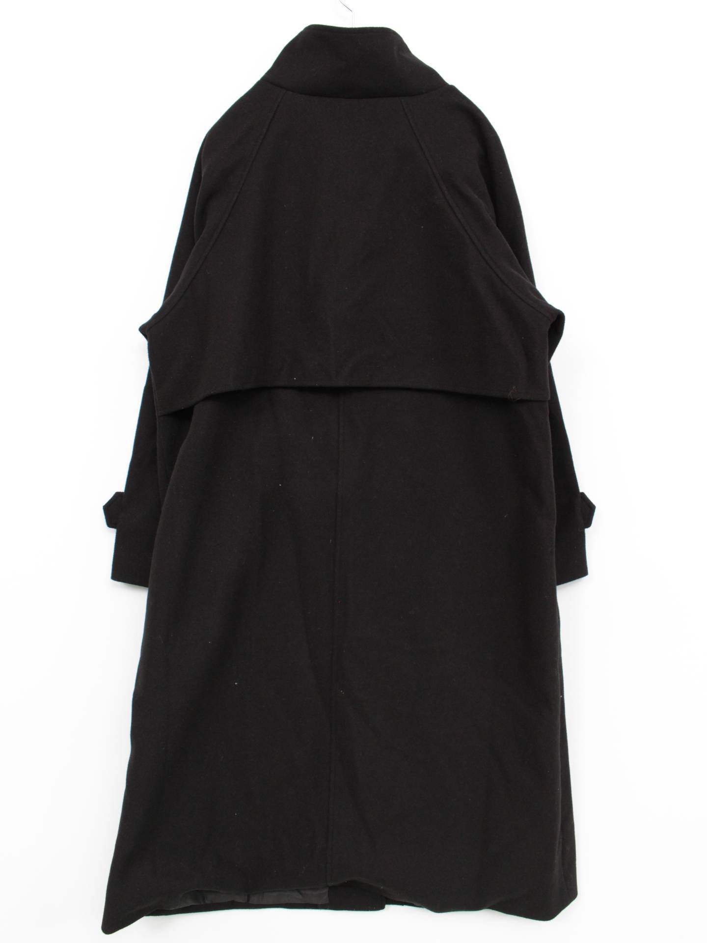 ノーカラーコート/ジャケット/アウター/ブラック/M
