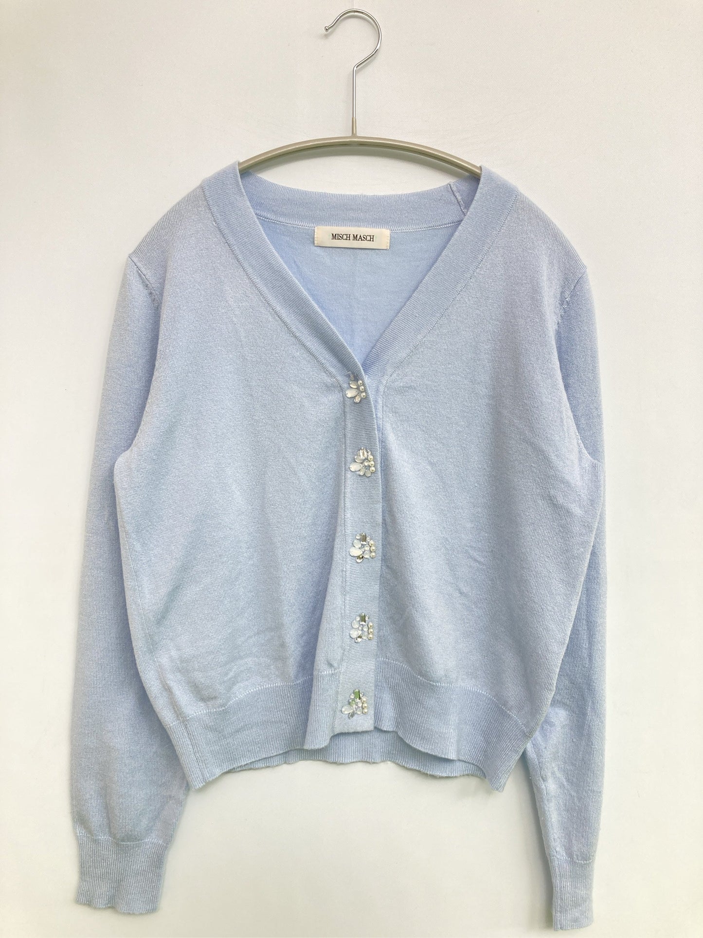 MISCH MASCH/ミッシュマッシュ/カーディガン/ボレロ/トップス/スカイブルー/M