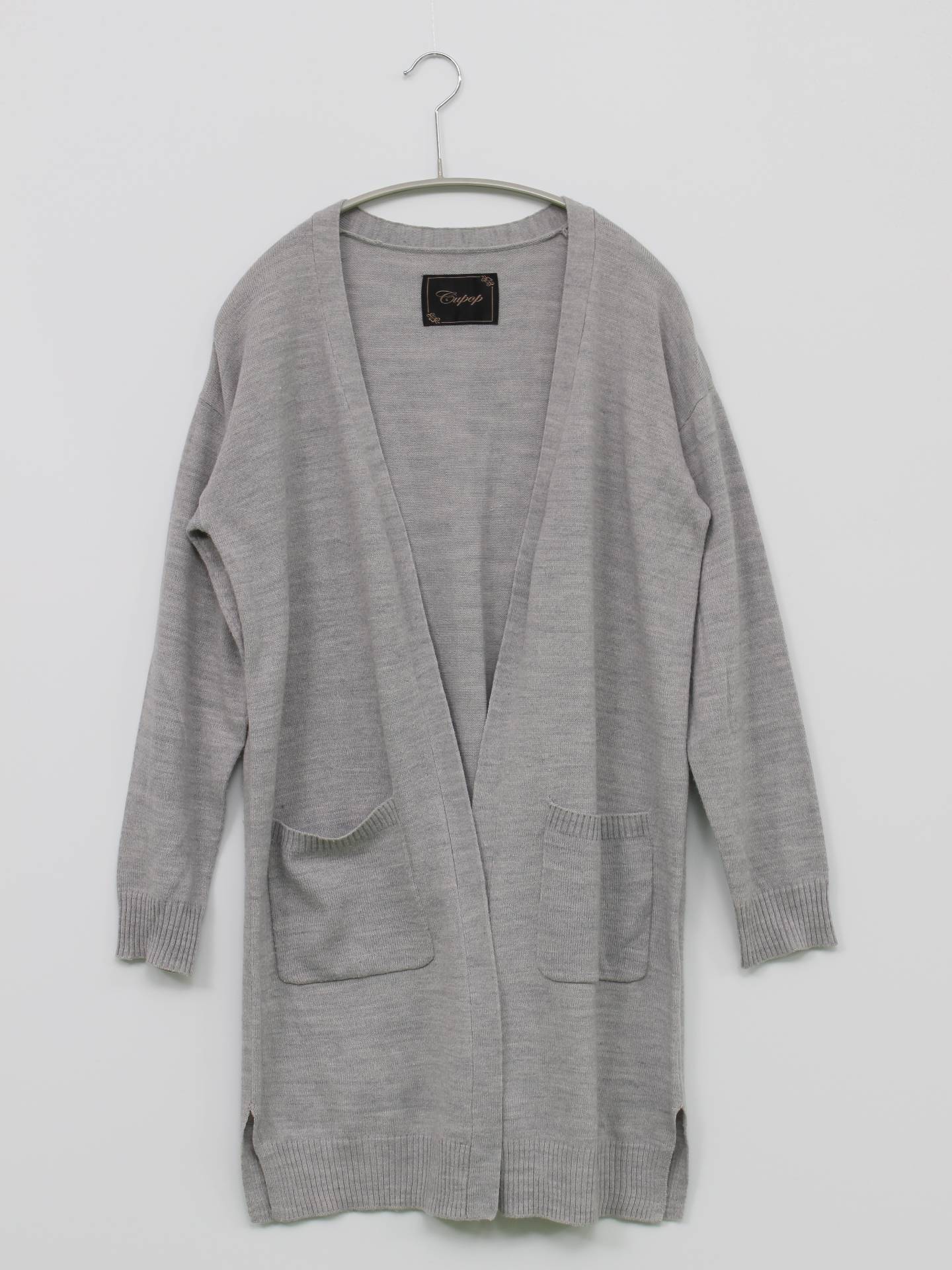Cupop/カーディガン/ボレロ/トップス/グレー/S