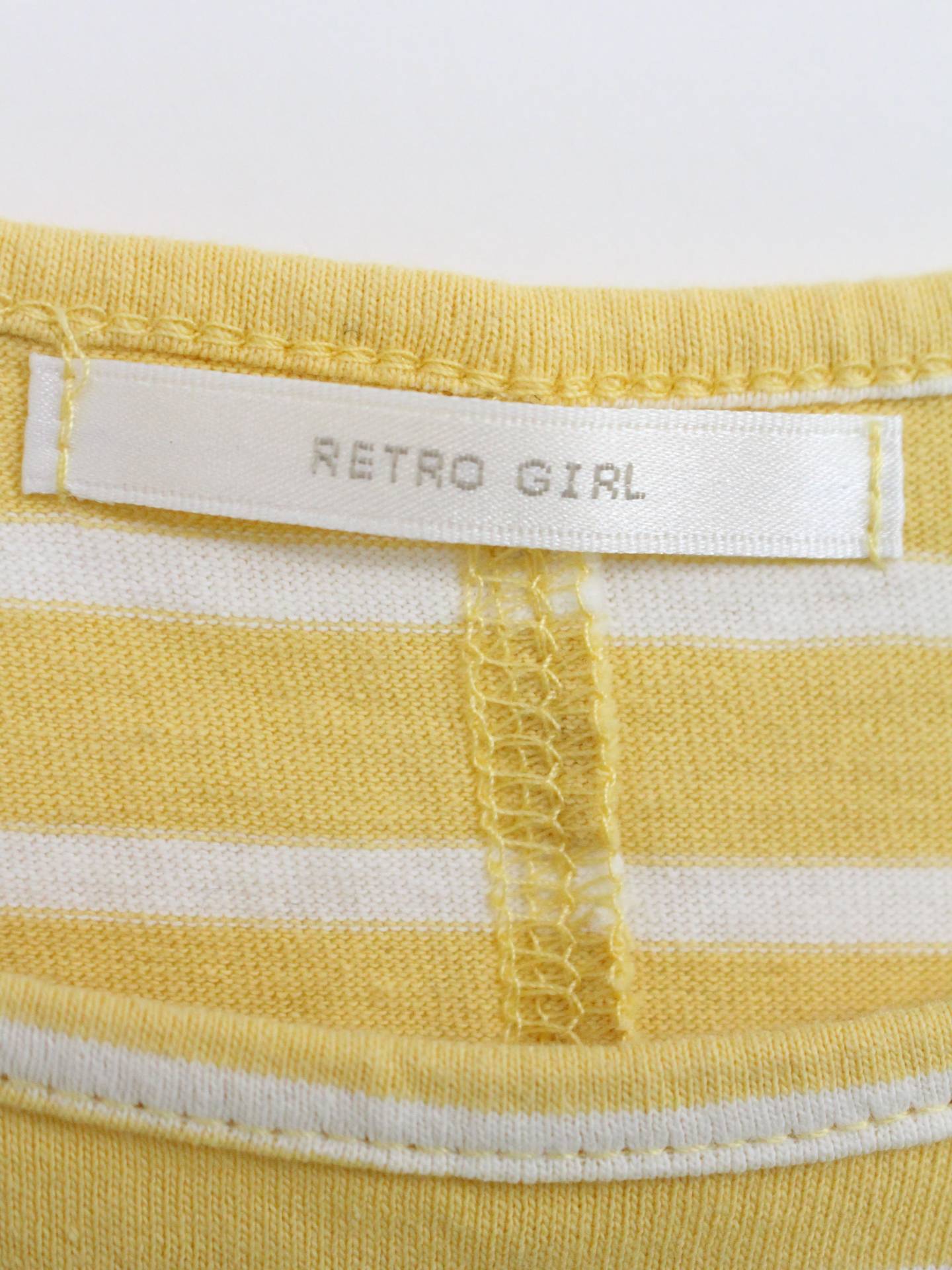 RETRO GIRL/レトロガール/Tシャツ/カットソー/トップス/イエロー
