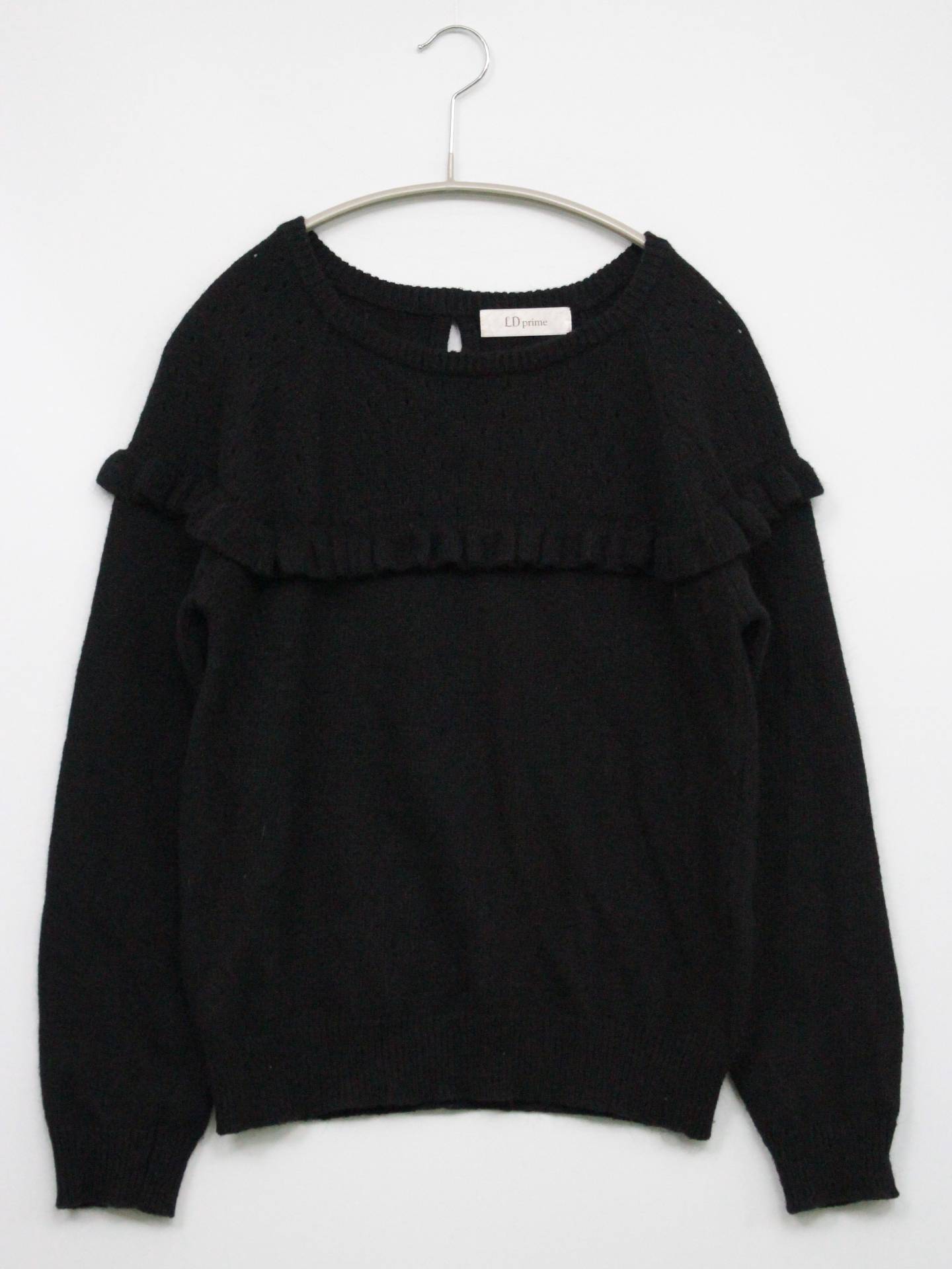 LD prime/エルディープライム/ニット/セーター/トップス/ブラック
