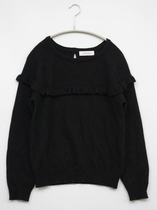 LD prime/エルディープライム/ニット/セーター/トップス/ブラック