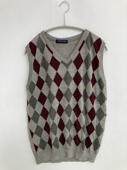 STYLE ON/ベスト/トップス/グレー/L