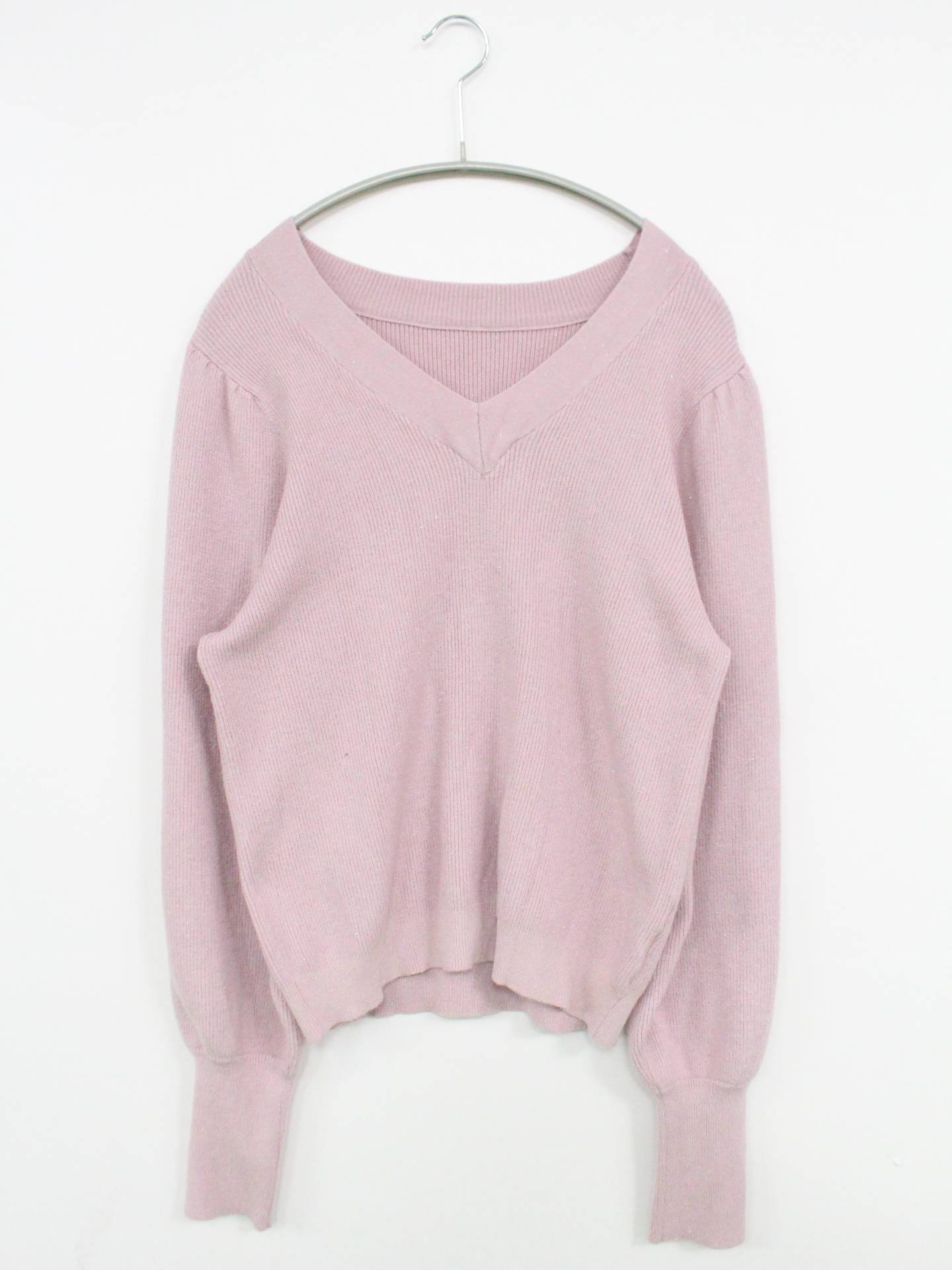 ViS/ビス/ニット/セーター/トップス/ピンク/F
