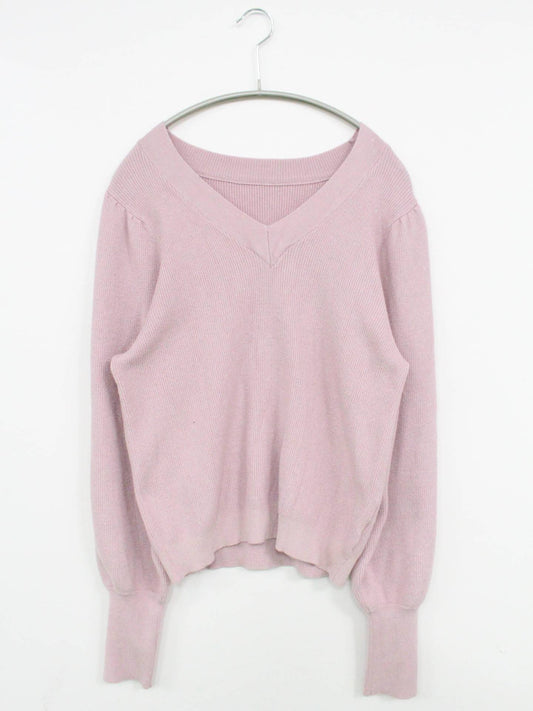 ViS/ビス/ニット/セーター/トップス/ピンク/F