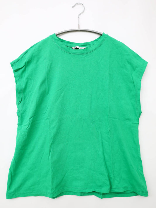 ZARA/ザラ/その他トップス/トップス/グリーン/M