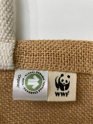 WWF/トートバッグ/バッグ/ベージュ