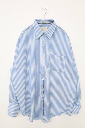 spoon/スプーン/シャツ/ブラウス/トップス/スカイブルー/F