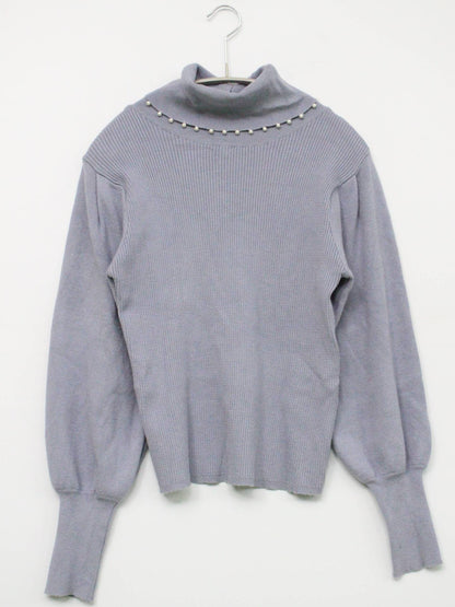 natural couture/ナチュラルクチュール/ニット/セーター/トップス/グレー/F