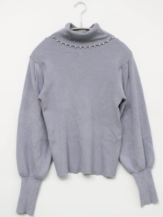 natural couture/ナチュラルクチュール/ニット/セーター/トップス/グレー/F