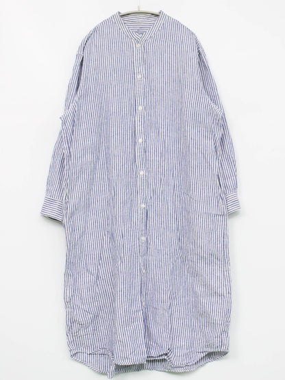 シャツワンピース/ワンピース/ドレス/スカイブルー/M-L