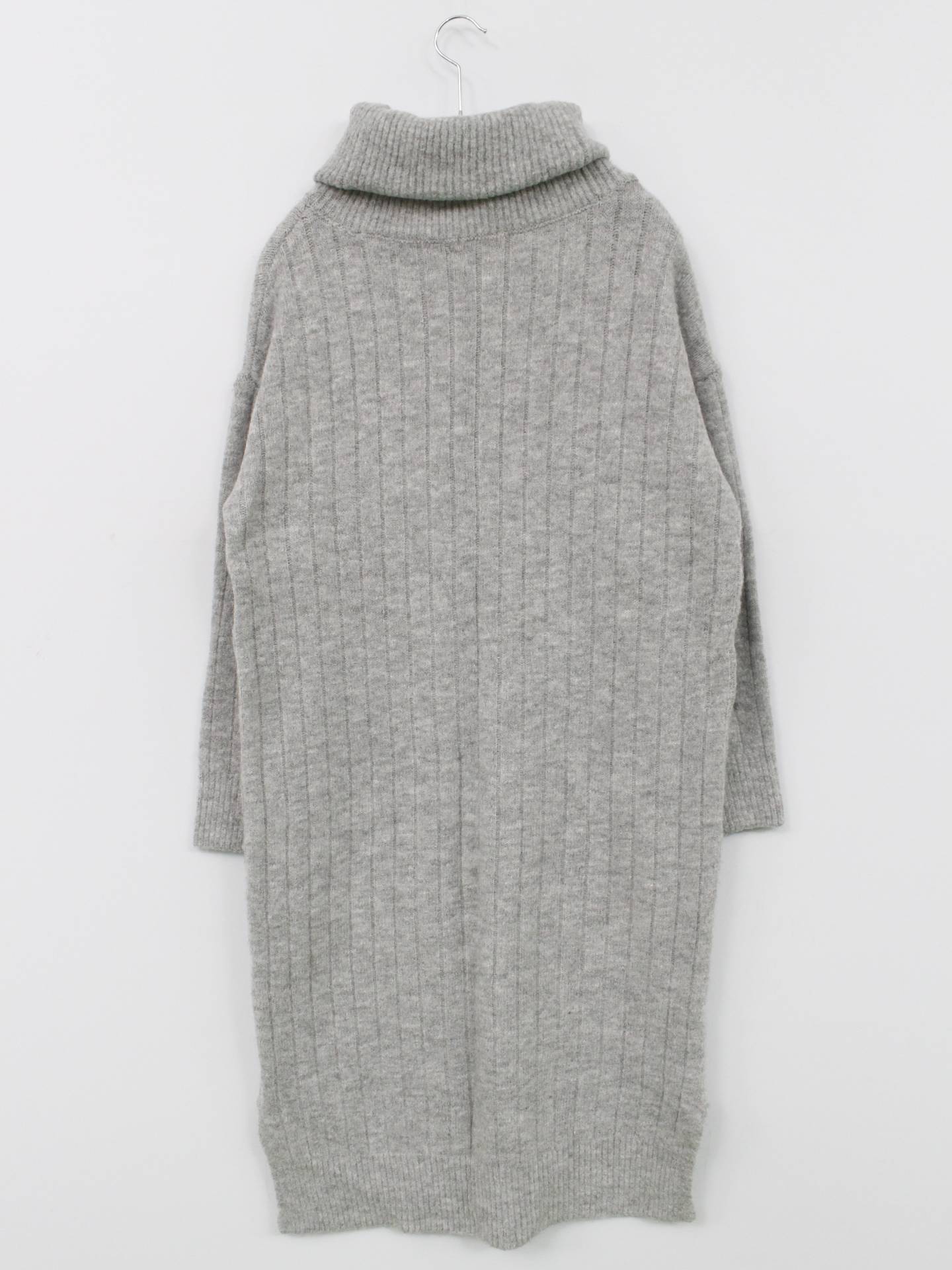 a.v.v/チュニック/ワンピース/ドレス/グレー/S