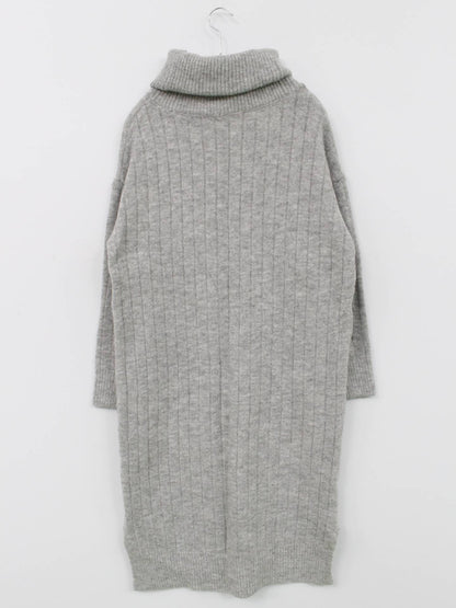 a.v.v/チュニック/ワンピース/ドレス/グレー/S