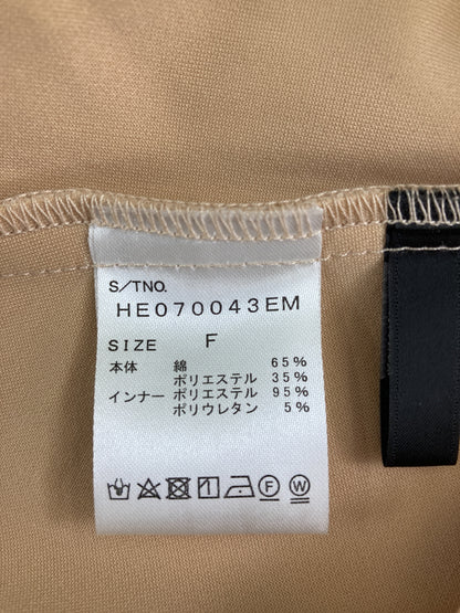 Hedker/Tシャツ/カットソー/トップス/ベージュ/F