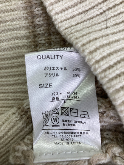 KHALITA/ハリータ/Tシャツ/カットソー/トップス/ベージュ/L