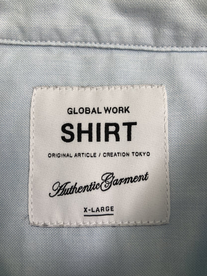 GLOBAL WORK/グローバルワーク/シャツ/ブラウス/トップス/スカイブルー/X-LARGE