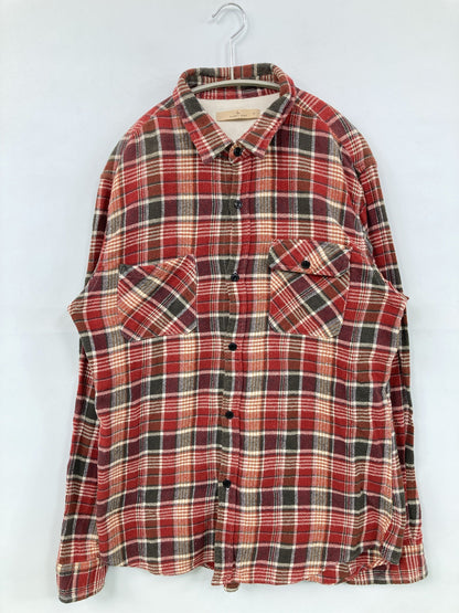 GLOBAL WORK/グローバルワーク/シャツ/ブラウス/トップス/レッド/XL