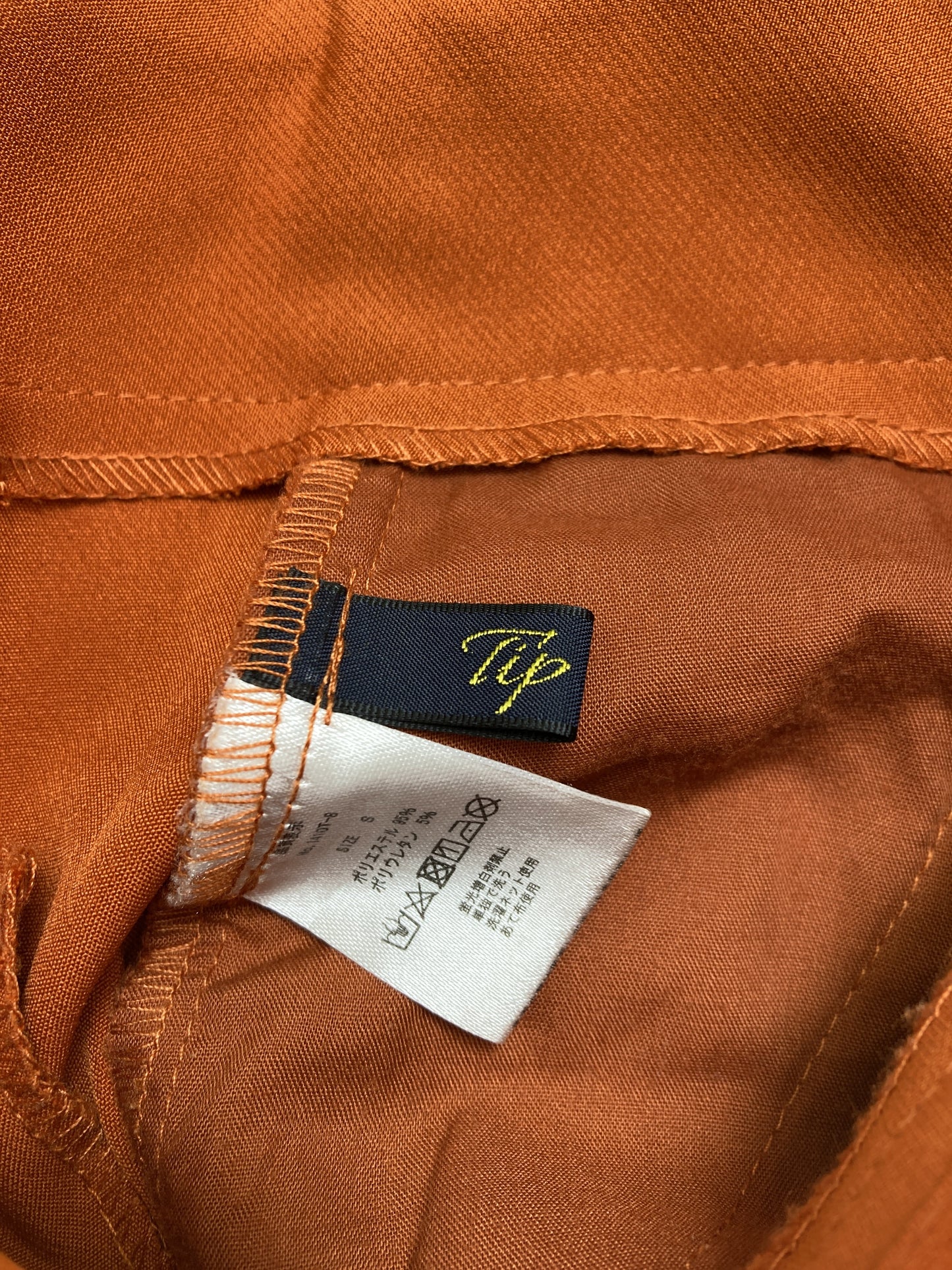 TipTop/ティップトップ/スラックス/パンツ/オレンジ/S