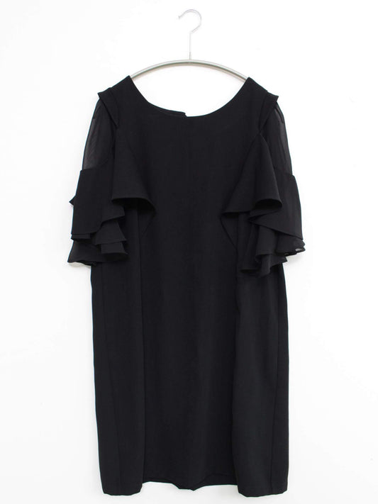 MIIA/チュニック/ワンピース/ドレス/ブラック/F