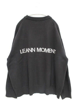 LEANN MOMENT/ニット/セーター/トップス/ブラック/FREE