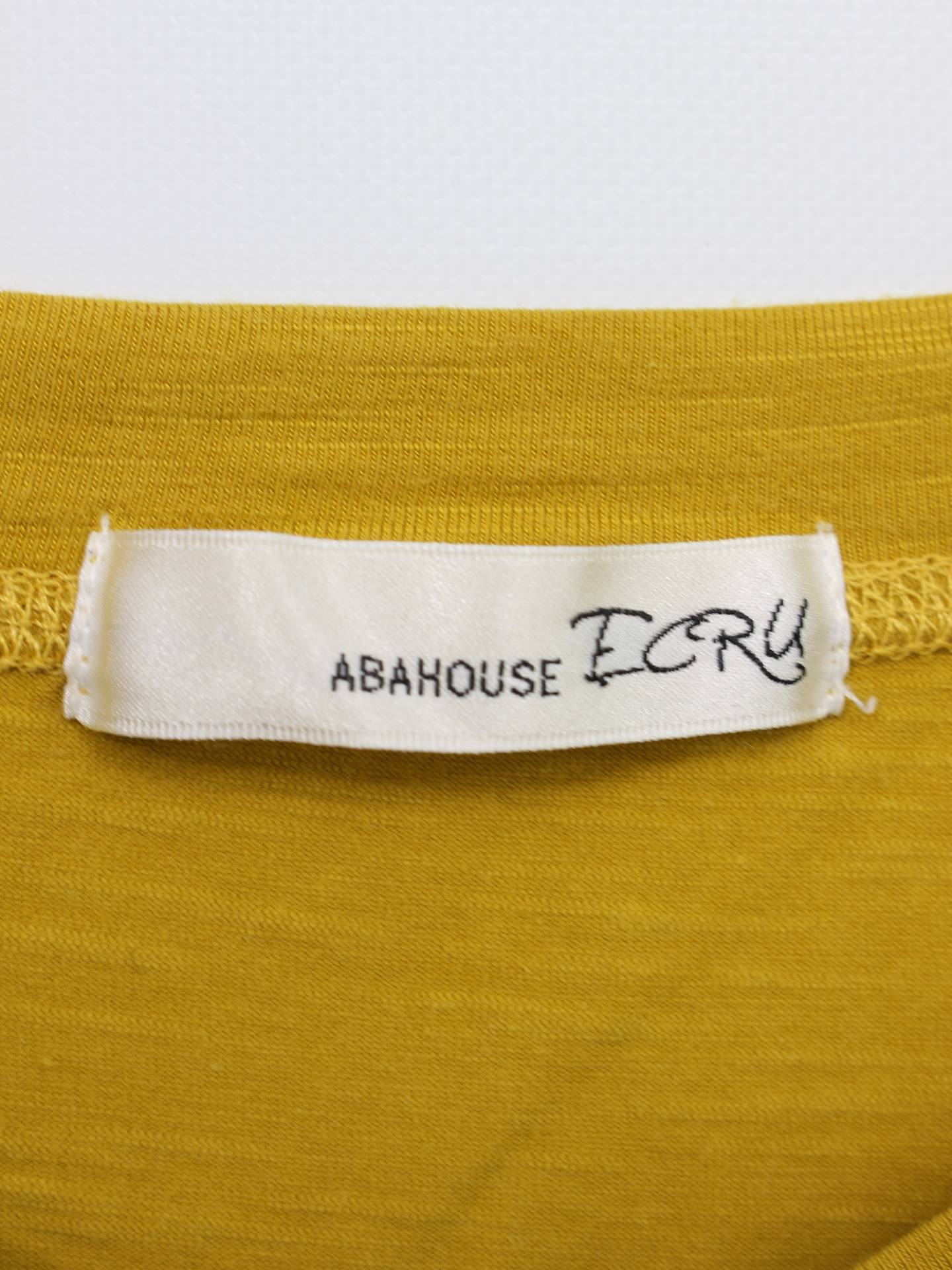 ABAHOUSE ECRU/Tシャツ/カットソー/トップス/イエロー