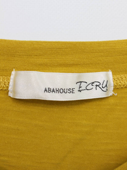 ABAHOUSE ECRU/Tシャツ/カットソー/トップス/イエロー