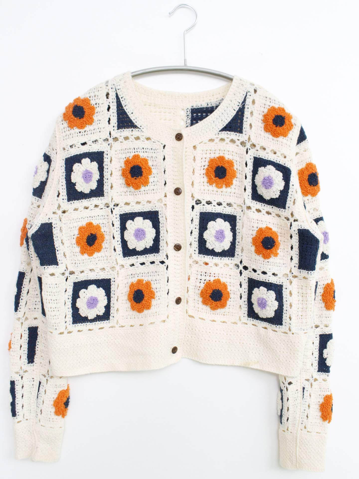 カーディガン/ボレロ/トップス/ホワイト