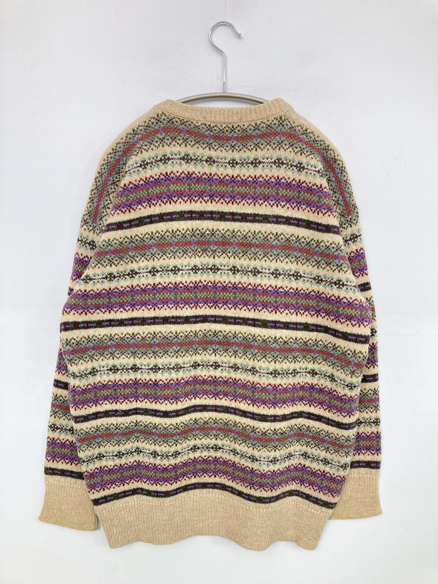 KENT & CURWEN/ニット/セーター/トップス/ベージュ/L