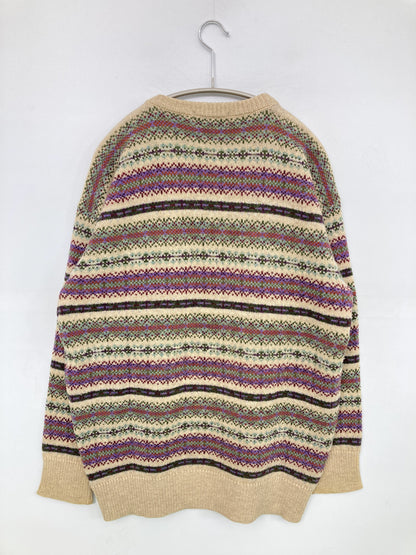 KENT & CURWEN/ニット/セーター/トップス/ベージュ/L