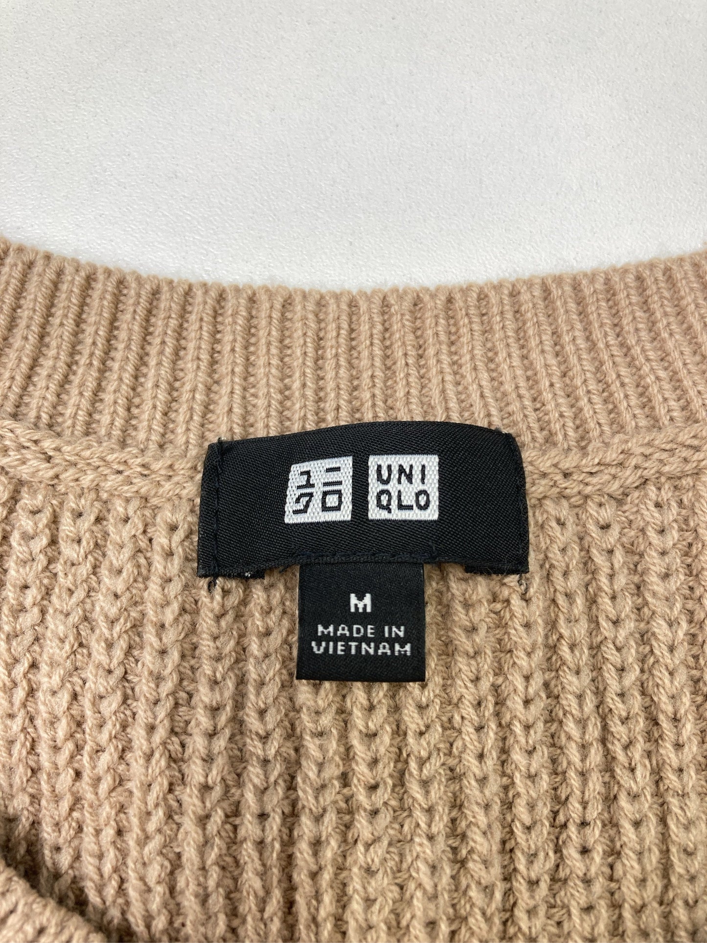 UNIQLO/ユニクロ/ベスト/トップス/ベージュ/M