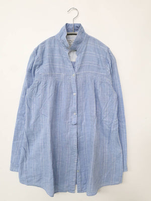 9oans/シャツ/ブラウス/トップス/スカイブルー/M