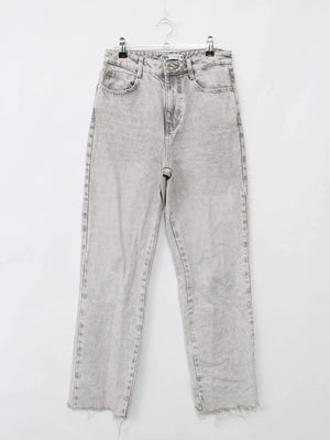 デニムパンツ/パンツ/グレー/34