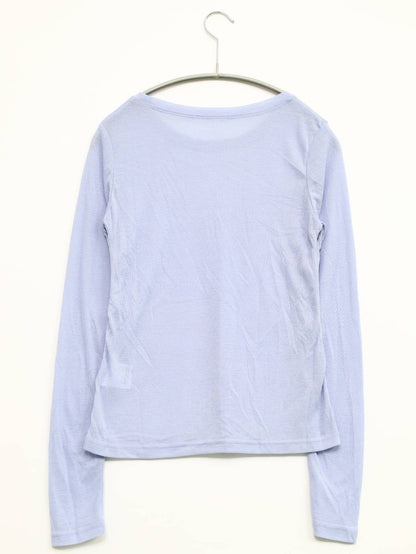 Tシャツ/カットソー/トップス/スカイブルー