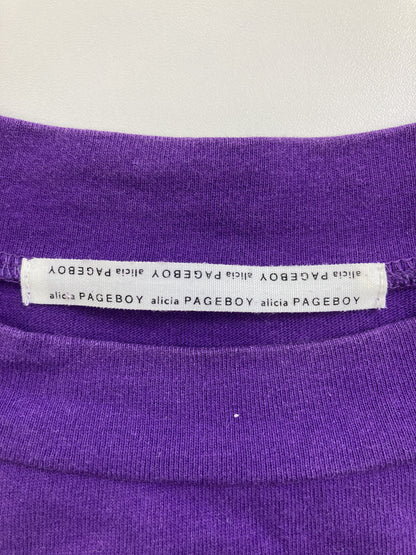 PAGE BOY/ページボーイ/Tシャツ/カットソー/トップス/パープル/F