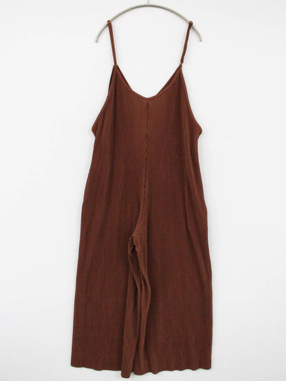 つなぎ/オールインワン/オールインワン・サロペット/ブラウン/M