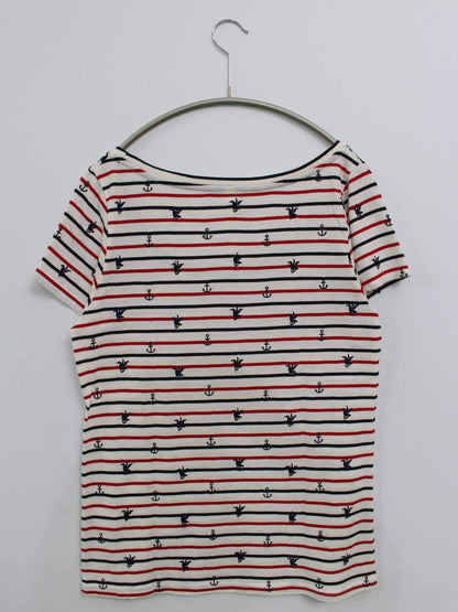 FLASH REPORT/Tシャツ/カットソー/トップス/ホワイト/M