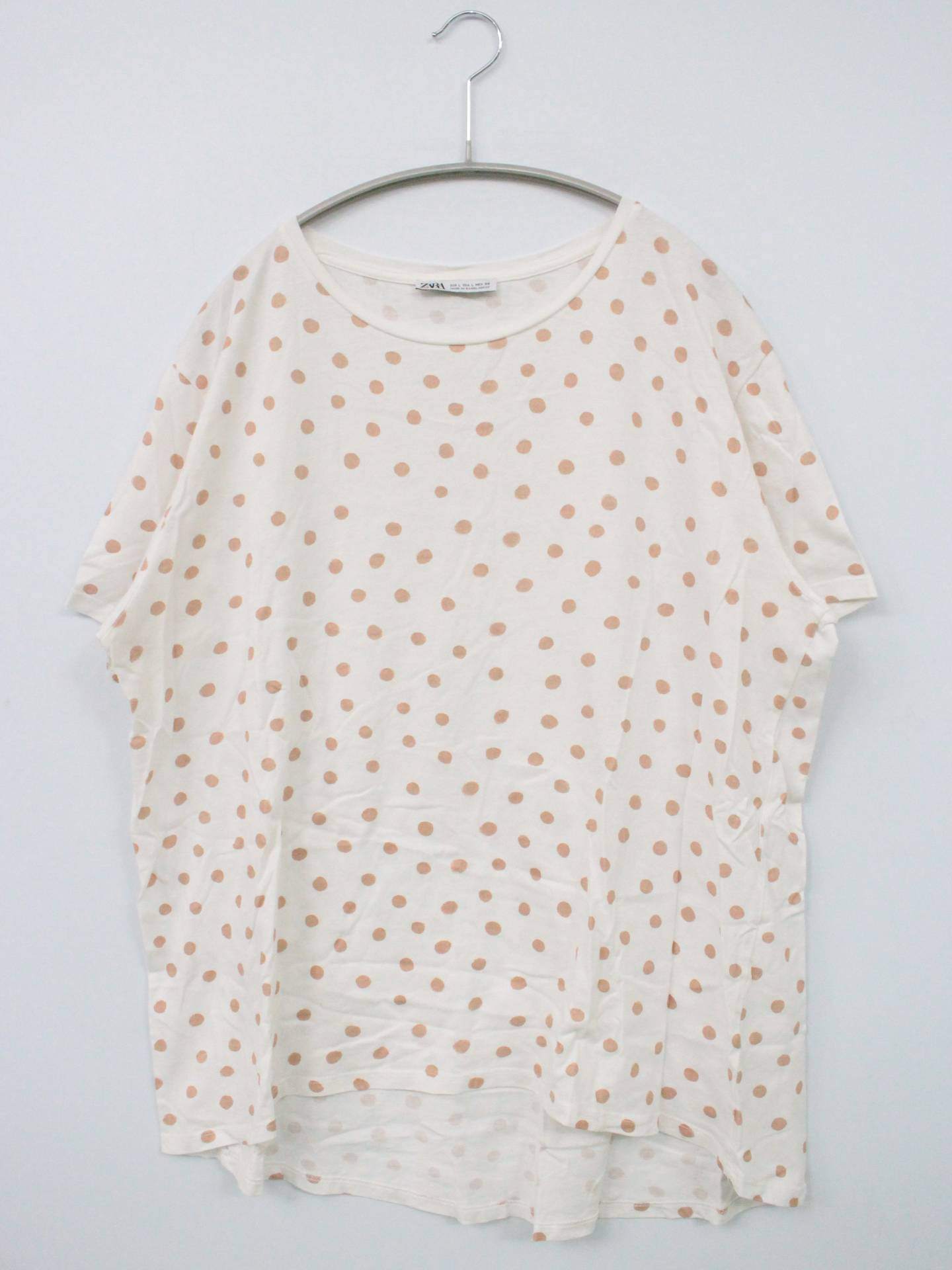 ZARA/ザラ/Tシャツ/カットソー/トップス/ホワイト/L