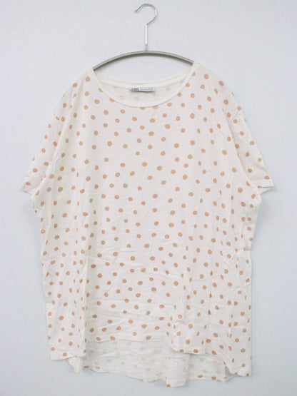 ZARA/ザラ/Tシャツ/カットソー/トップス/ホワイト/L