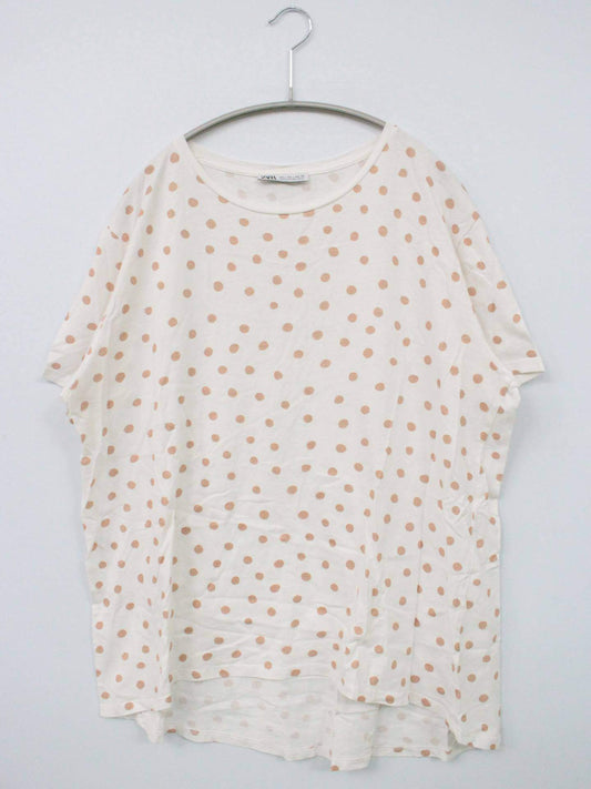 ZARA/ザラ/Tシャツ/カットソー/トップス/ホワイト/L