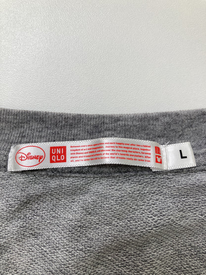 UNIQLO/ユニクロ/Tシャツ/カットソー/トップス/グレー/L